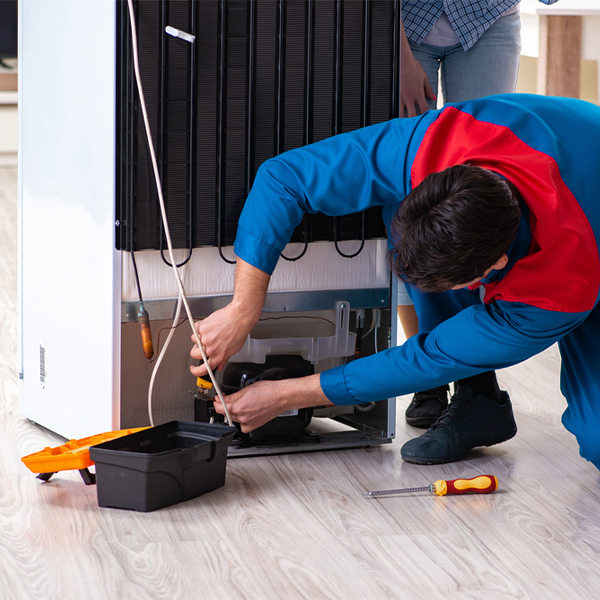 how much do you charge for refrigerator repair services in Dupo Illinois